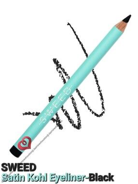 SWEED Satin Kohl Eye Pencil Eyeliner In Black